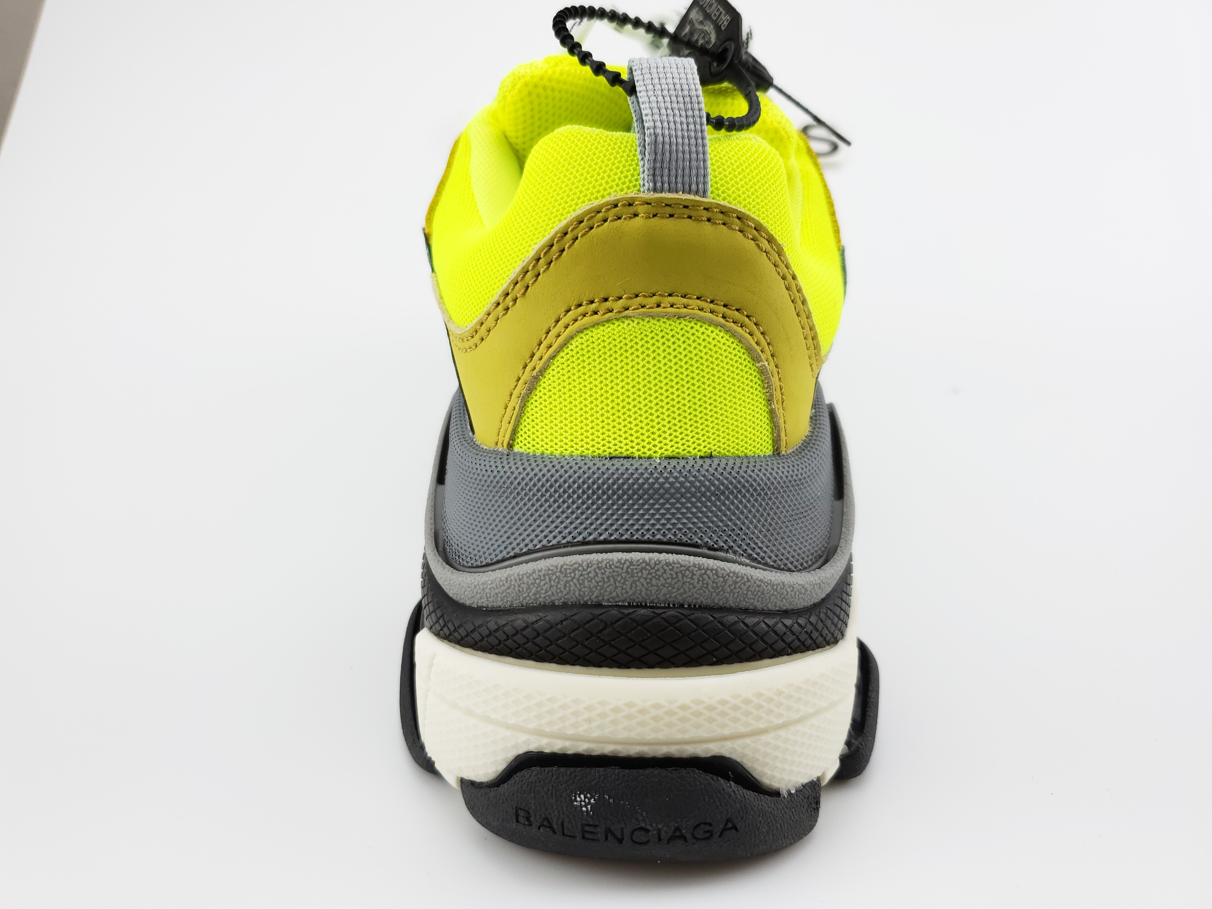 Balenciga Triple S Yellow Fluo