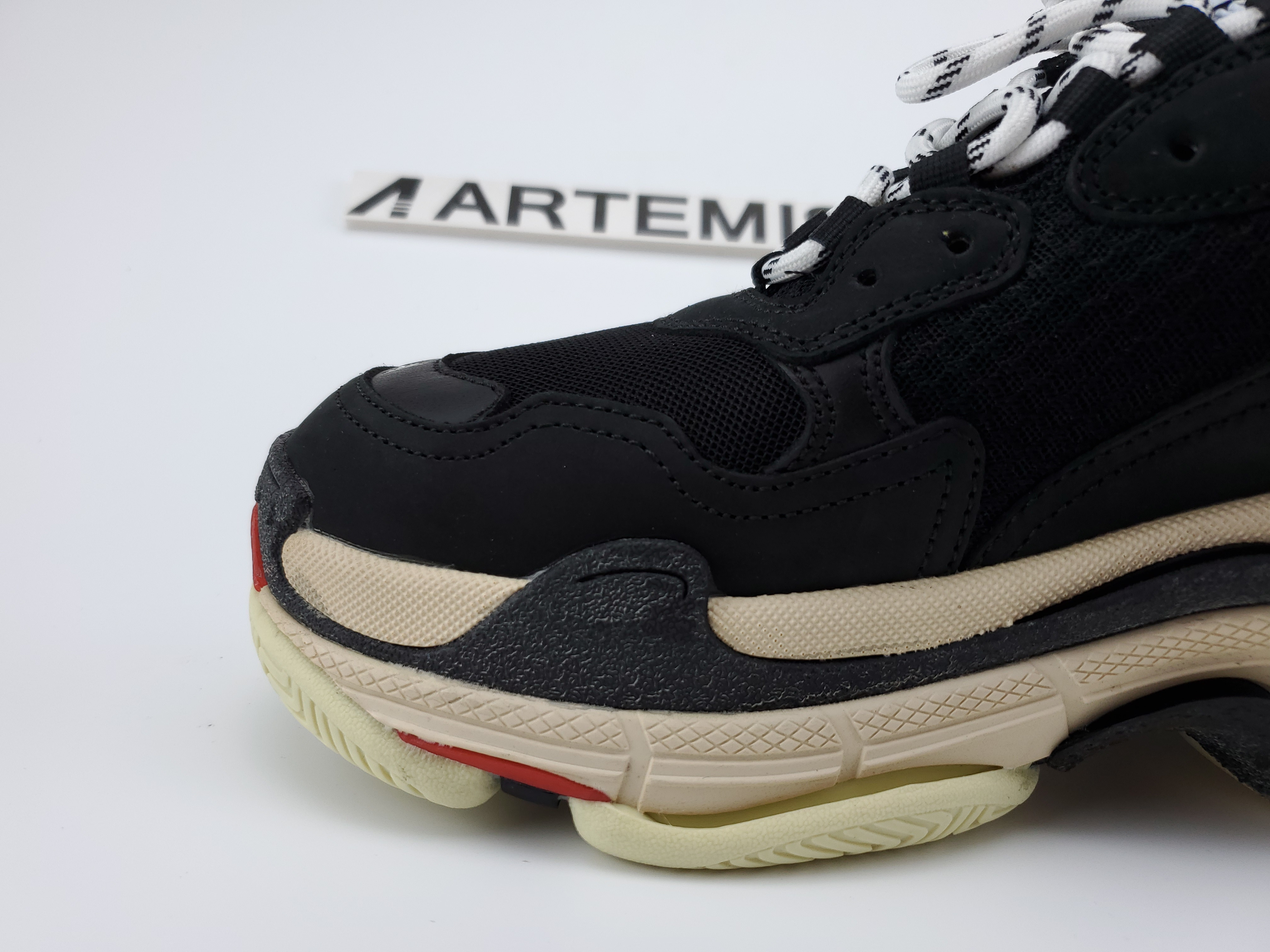 Balenciga Triple S Black White Red (2018 Reissue)