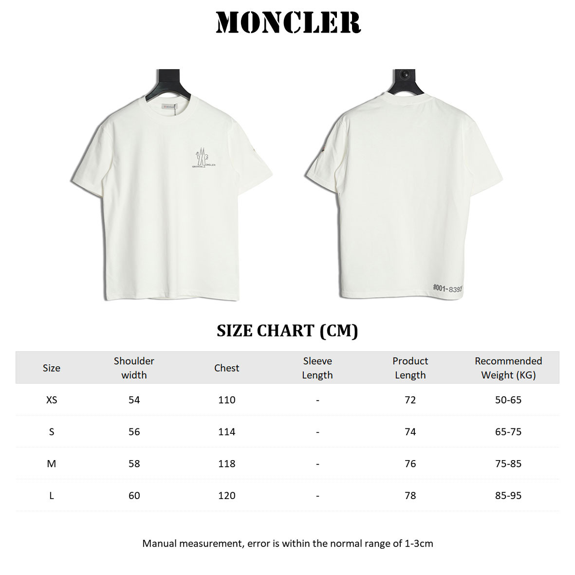 Moncler 25SS Short-sleeved T-shirt