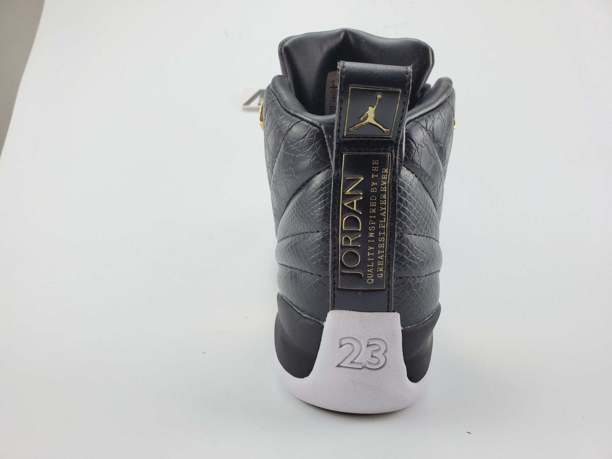 Air Jordan 12 Retro Black Metallic Gold White