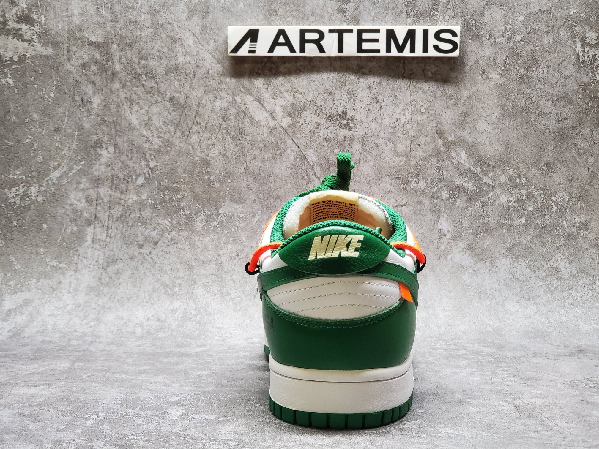 Nike Dunk Low Off -White "PINE GREEN"