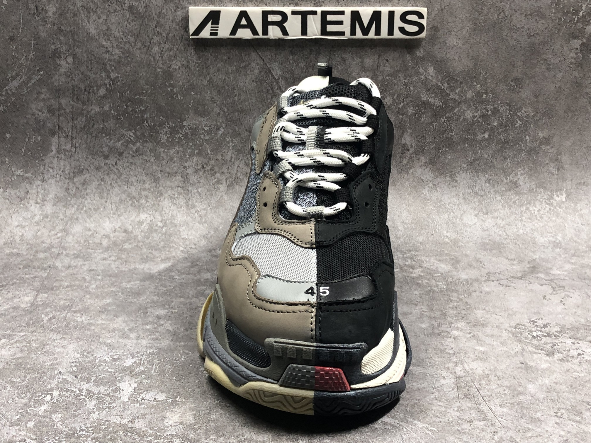 Balenciga Triple S Split Black Grey