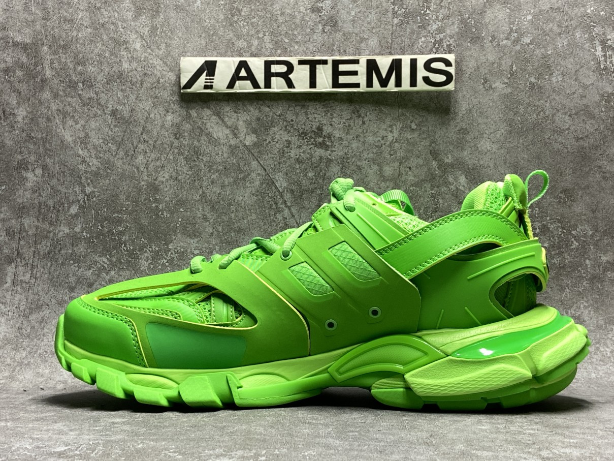 Balenciga Track Fluo Green