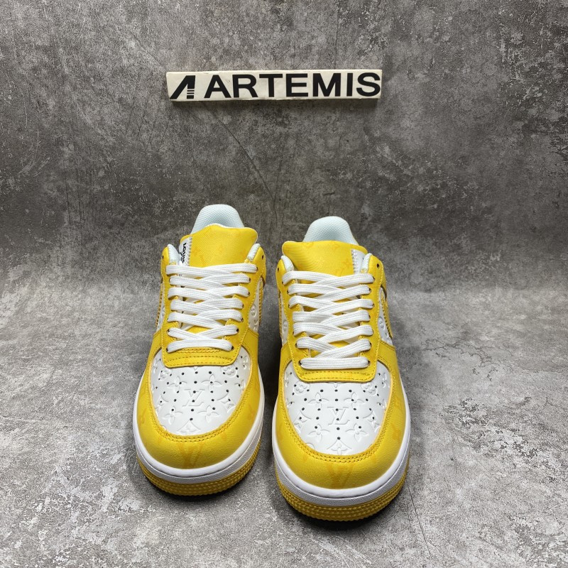 1V x Air Force 1 by Virgil Abloh Yellow