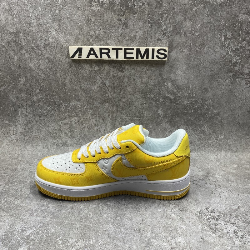 1V x Air Force 1 by Virgil Abloh Yellow