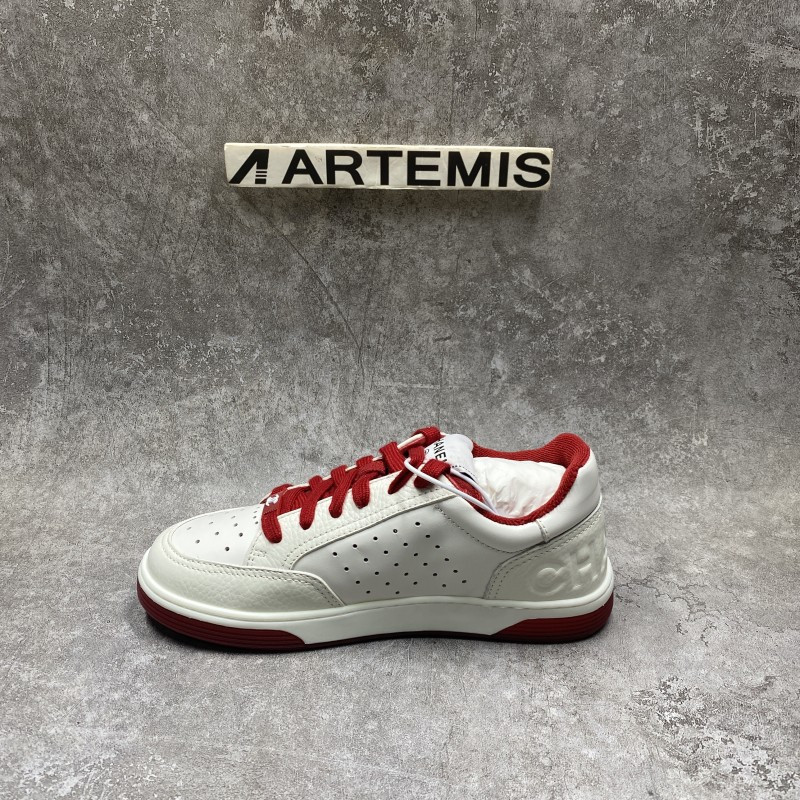 Ch*el 22p trainer white dark red