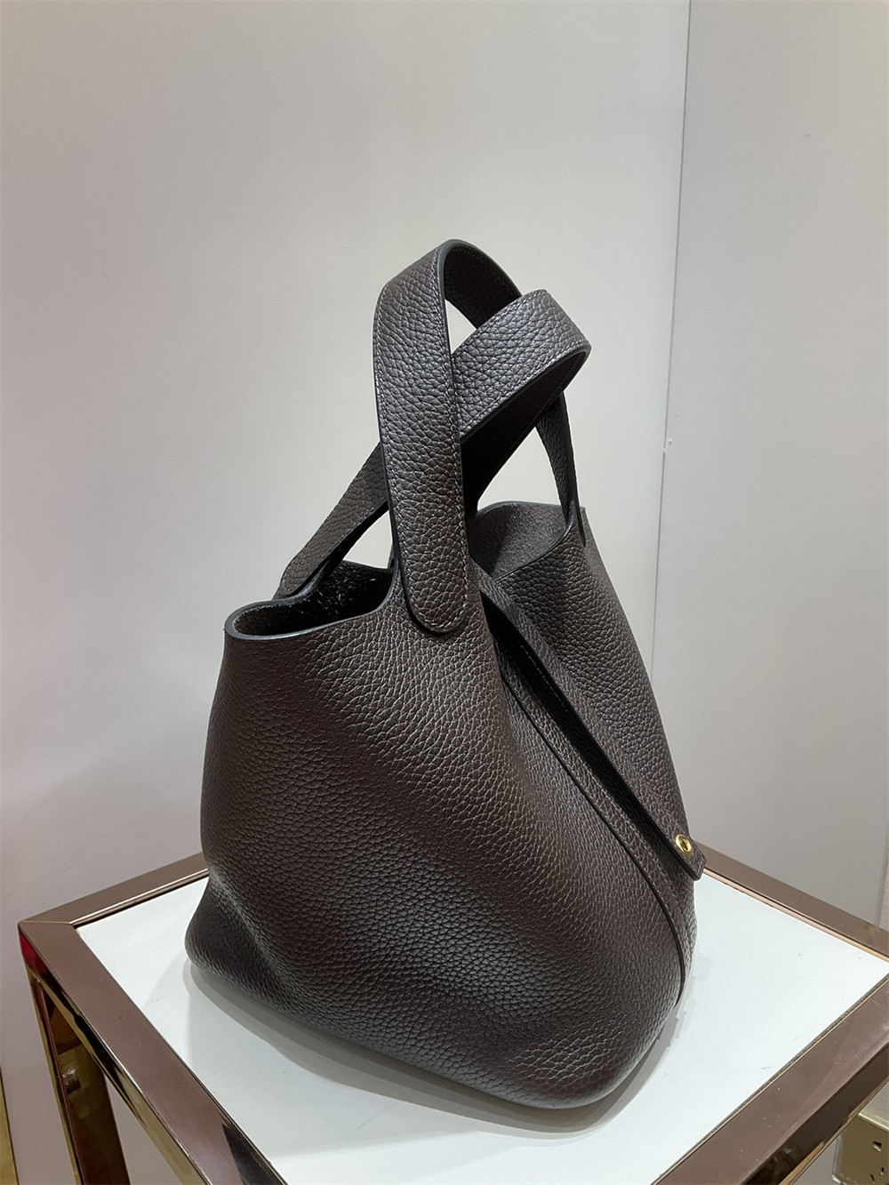 Hermès Picotin 18cm Ebony -dark black to deep brown color without original box