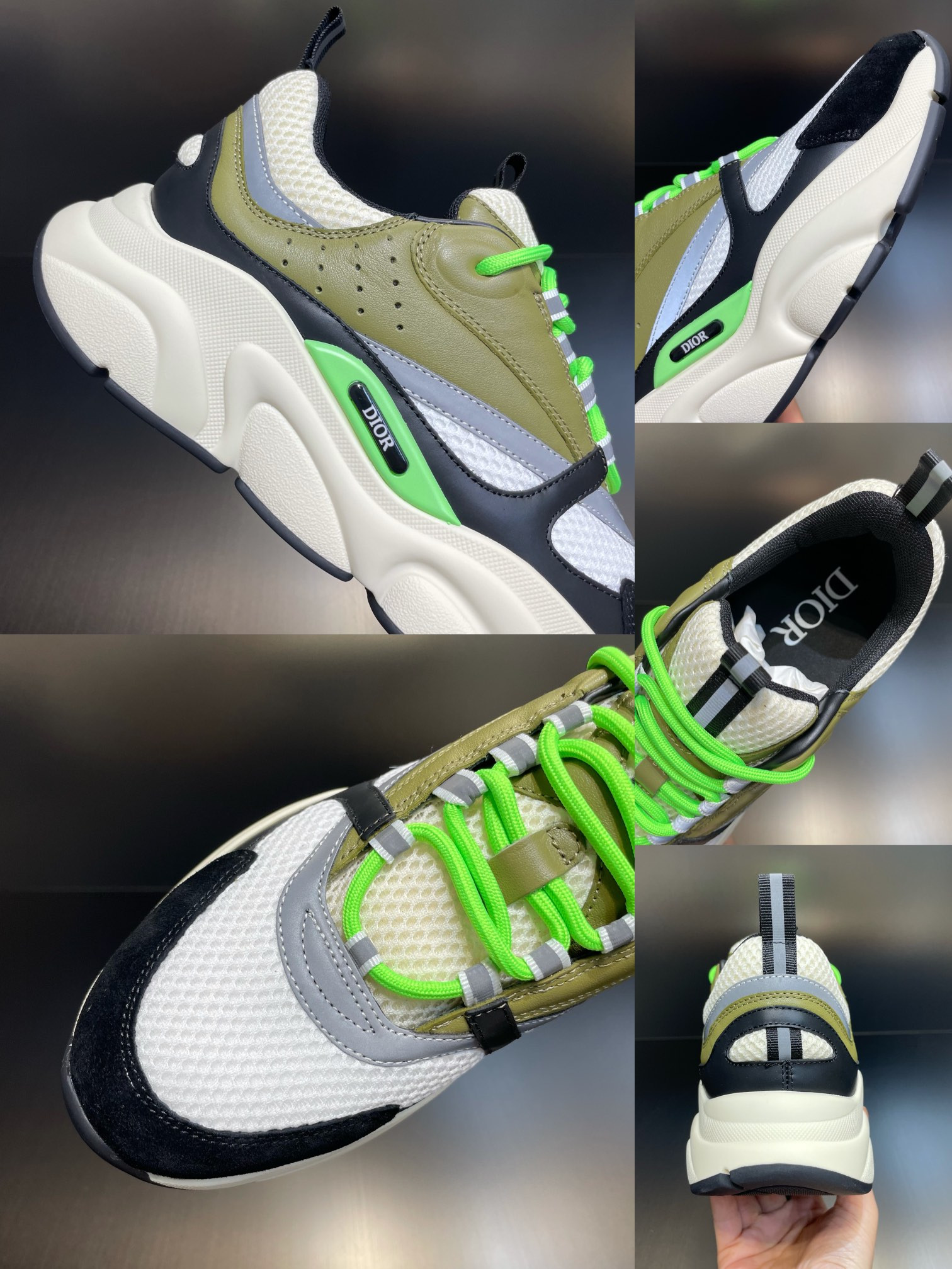 ua D*or b22 green sneaker