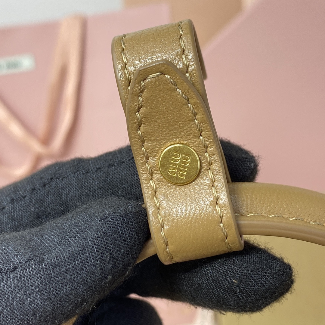 Miu Miu Arcadie matelassé nappa leather bag 12x27x9cm