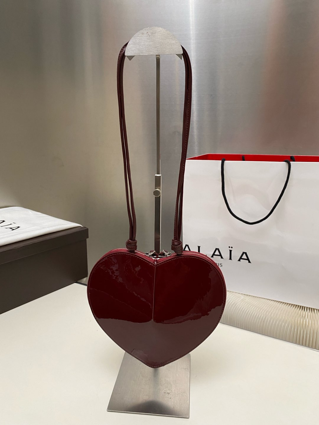 ALAÏA Le Coeur Heart Bag 18.5x20.5x5cm